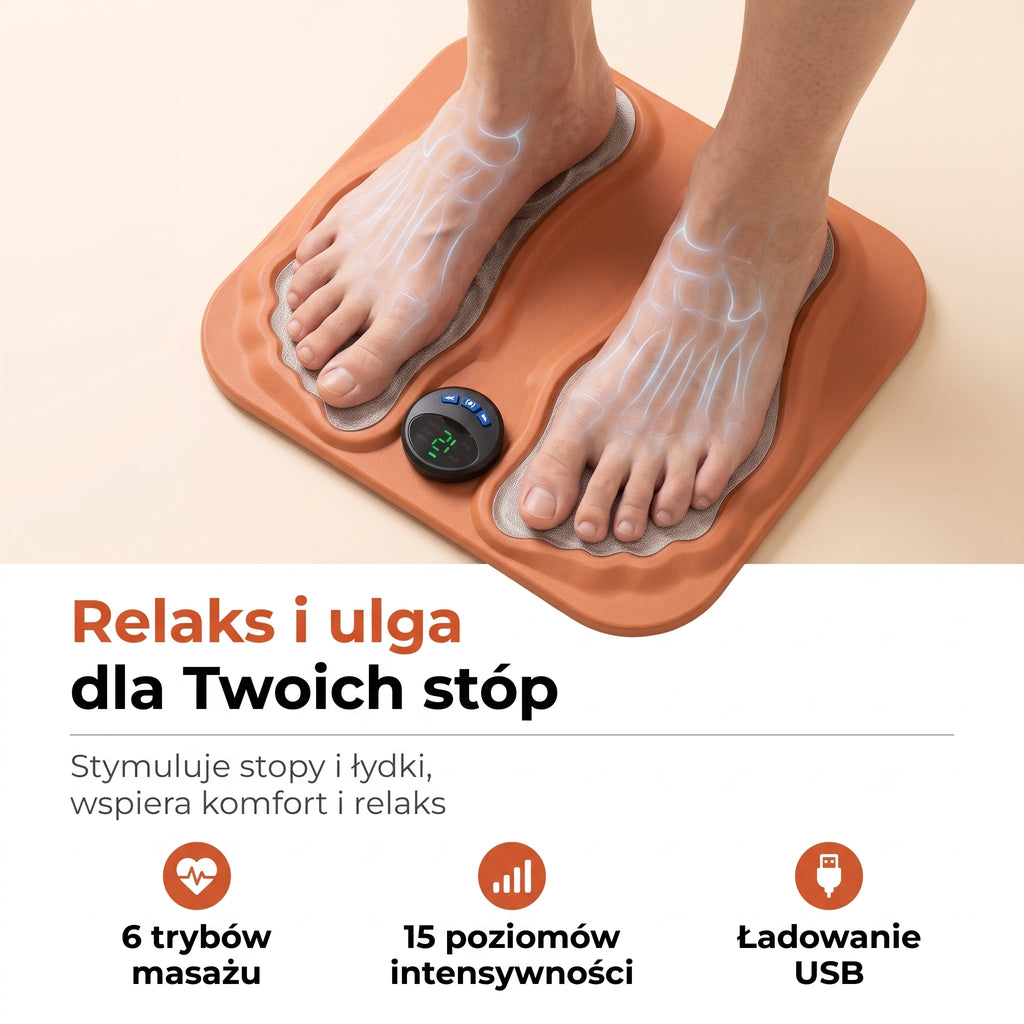 UlgMata™ - Mata EMS do Masażu i Relaksu Stóp